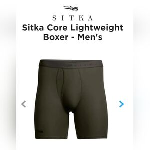 Sitka Merino Lightweight Boxer Pyrite Medium